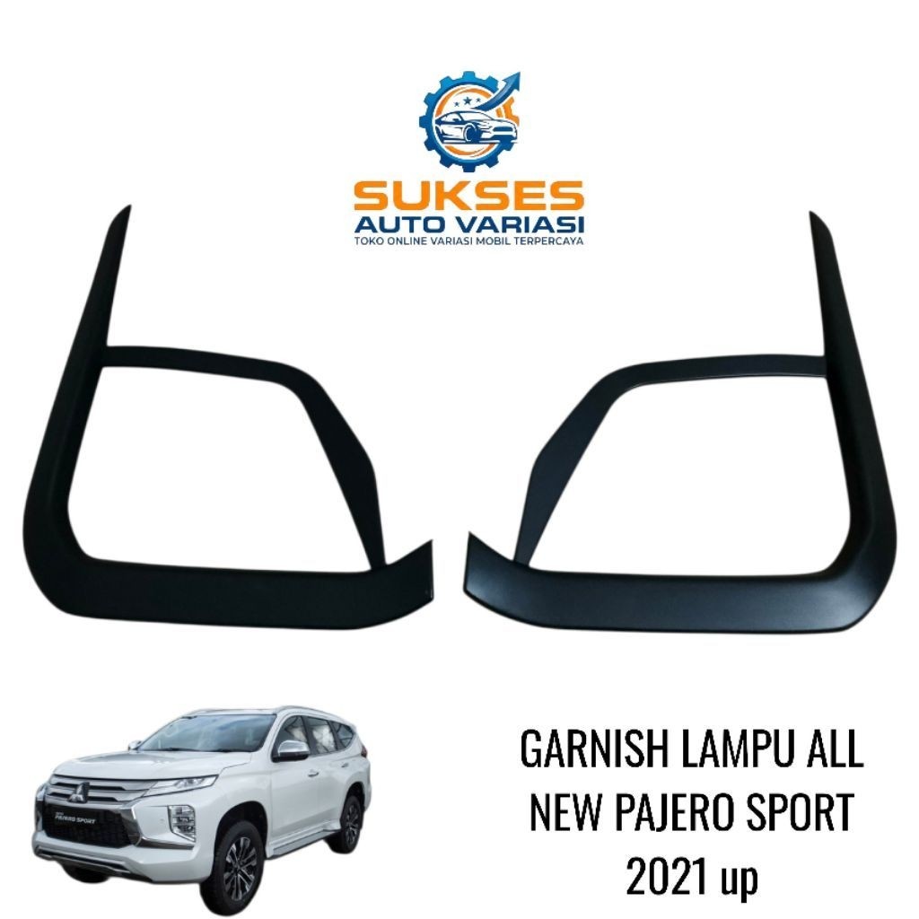 ใหม่ทั้งหมด PAJERO SPORT 2021 UP BLACK UNDER HEADLIGHT GARNISH