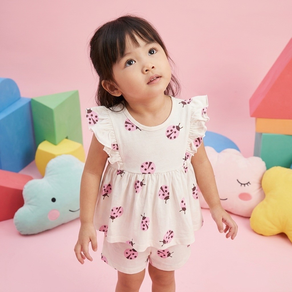 ชุดสูทลายด้วงเด็กผู้หญิง OLD NAVY