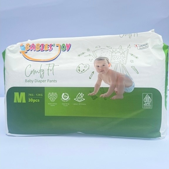 ผ้าอ้อมเด็ก Pant BABIES JOY Size M 30 ชิ้น Pampers