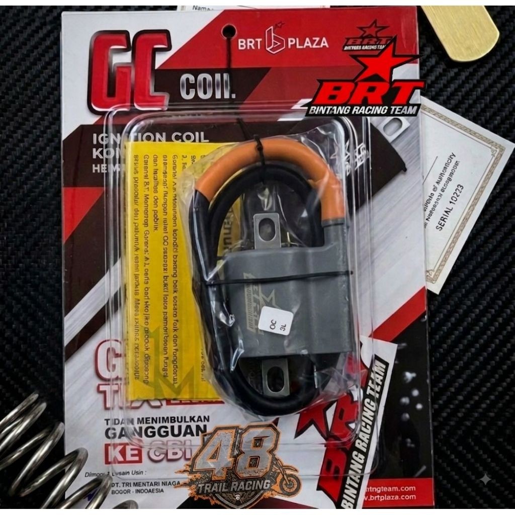 2-STOKE RACING COIL GC COIL BRT RX KING RXZ RXK SATRIA F1ZR RGR TS125 NSR NINJA 150 R RR SS KM48