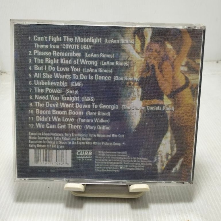 เพลงประกอบซีดี Coyote Ugly Curb อัลบั้ม 12 เพลงเสียงไวนิล