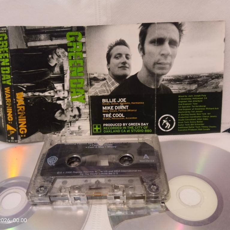 เทปคาสเซ็ท GREENDAY - WARNING