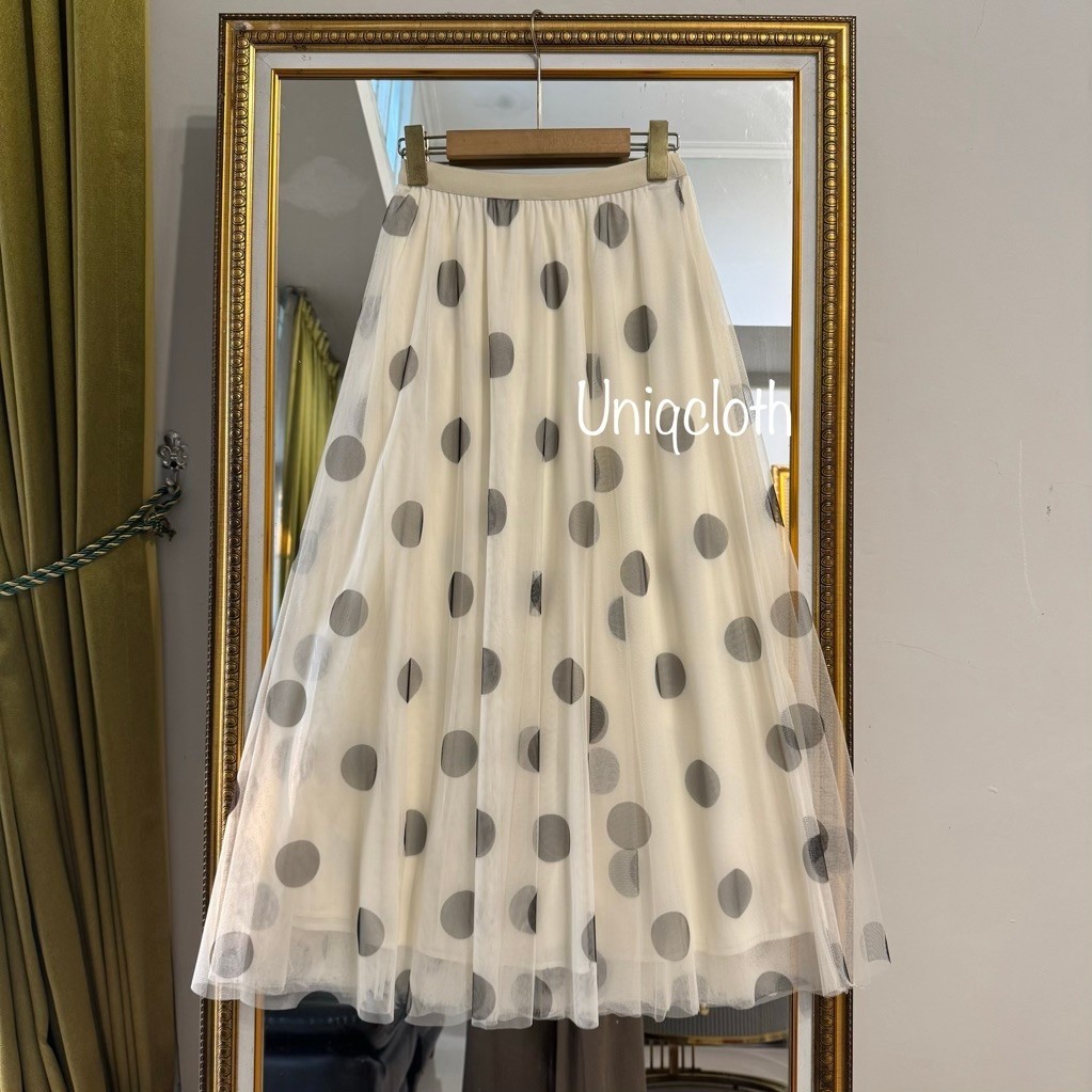 Uniqcloth - Tutu Skirt Polkadot tutu Skirt ซับในเต็มตัว