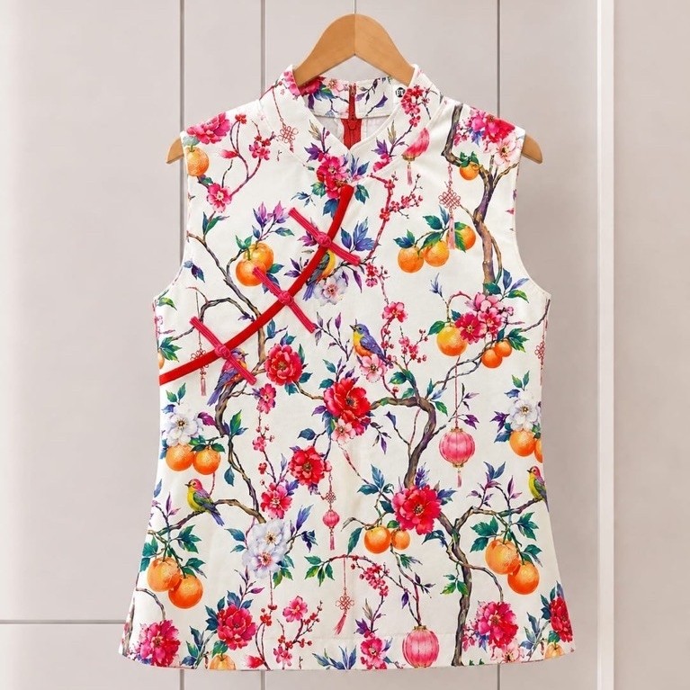 QI HUA TOP/ เสื้อผ้าปีใหม่จีน/SINCIAES/CHEONGSAM TOP/QIPAO TOP
