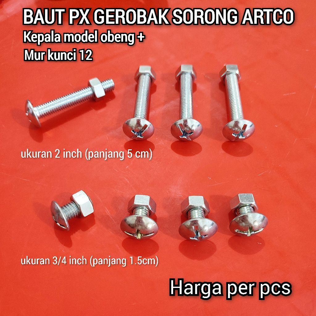 PX ARTCO WHEEL CART BOLT ราคาต่อแพ็ค