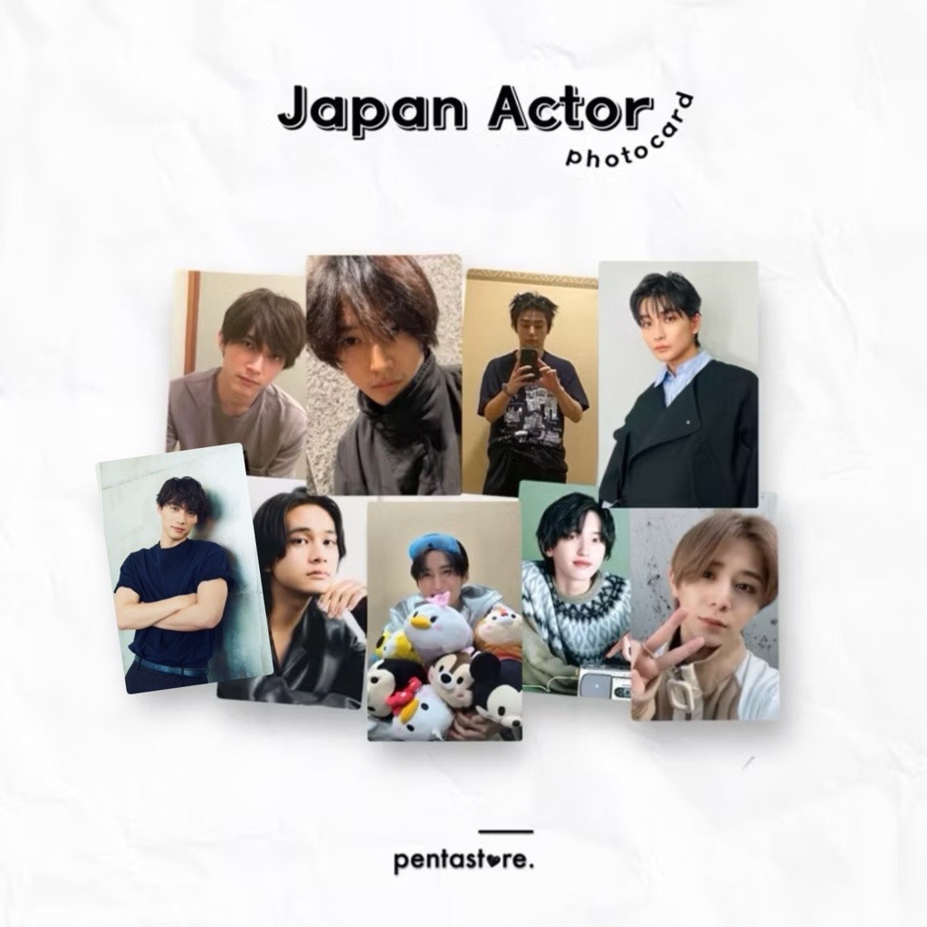 AKASO Japan Actor Photocard Ryusei Yokohama Fumiya Takahashi Yamazaki Kento Ryo Yoshizawa Yamada Ren
