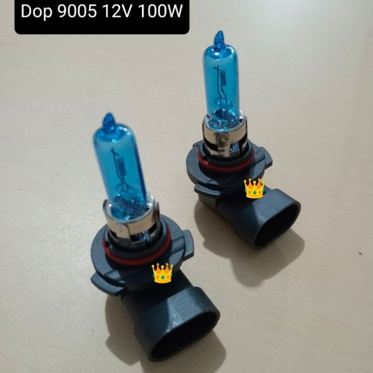 HB3 9005 12v 100w หลอดไฟ super white 4000k