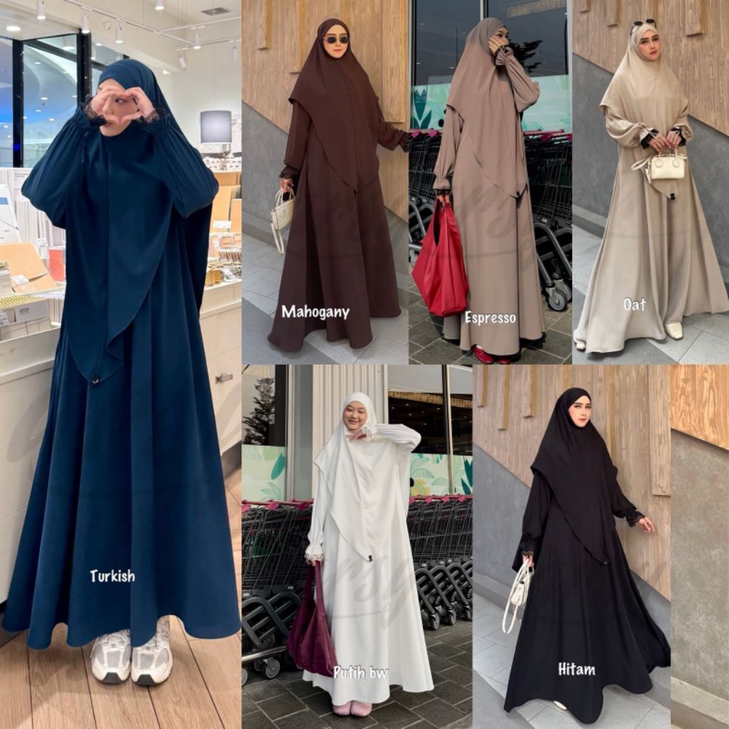 NURA SYARI BY ARSY HIJAB KHIBAN KHIBAN ANTI UV NURA SET SYARI