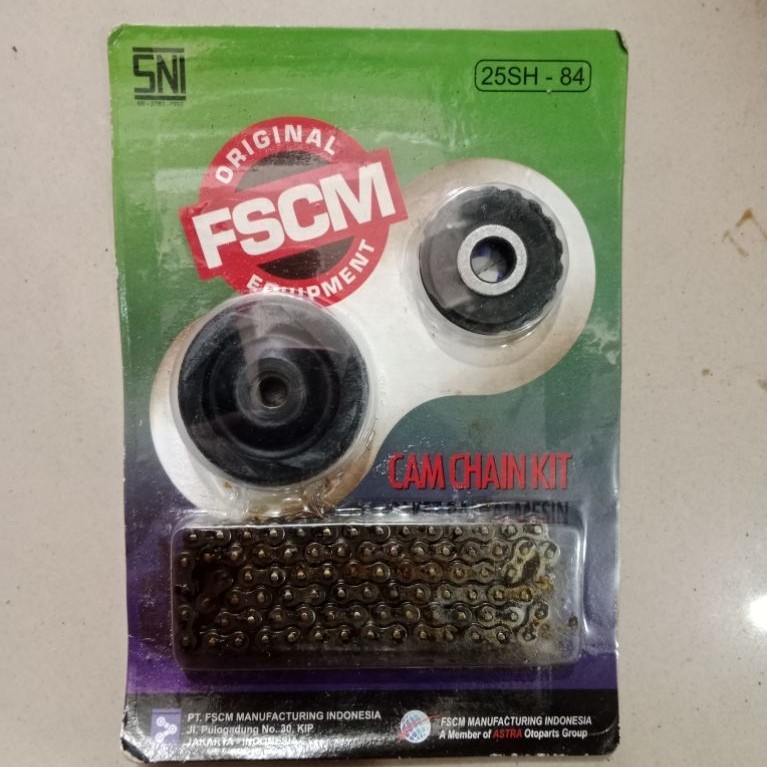 ชุดโซ่ไทม์มิ่ง Roll 25SH - 84 ใหญ่ ขนาดเล็ก FSCM ORIGINAL Grand, Supra x 100, prima, win