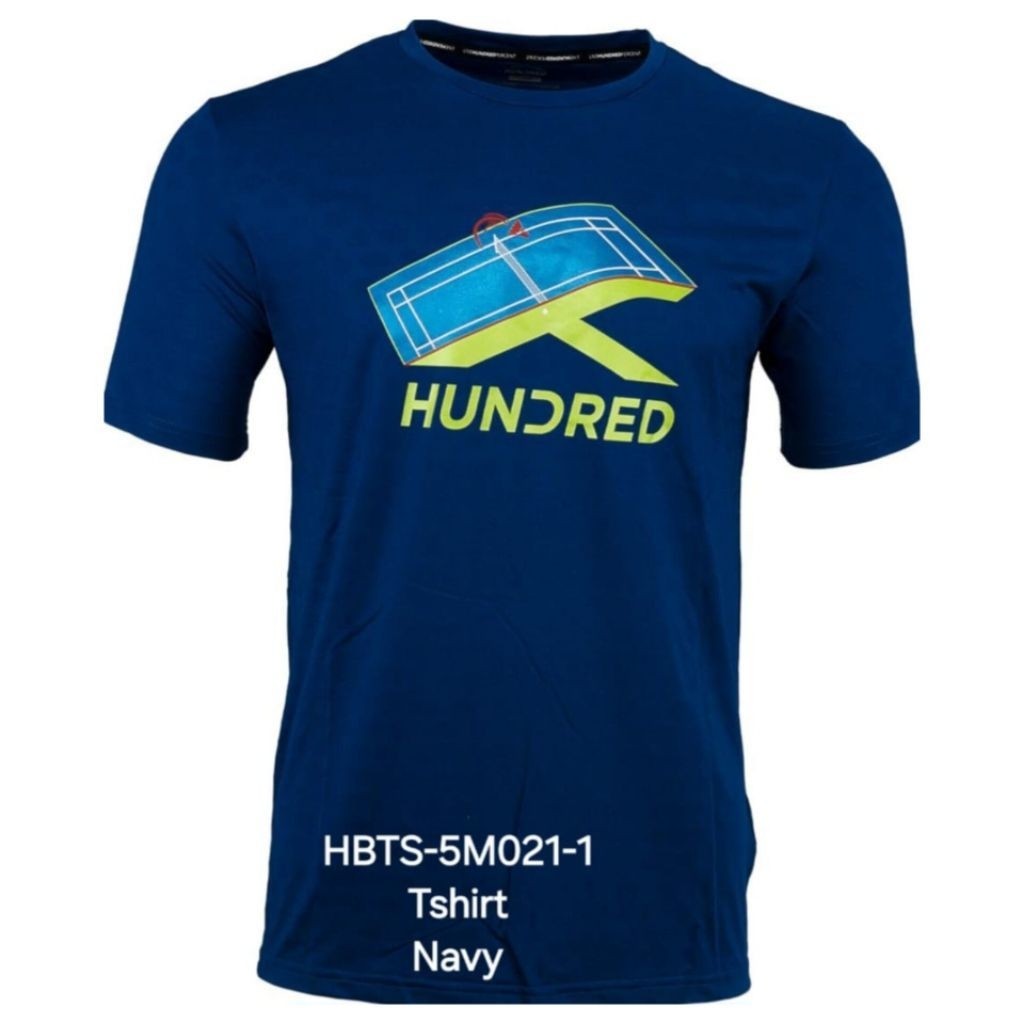 HUNDRED HBT-5M021 เสื้อแบดมินตัน / HBTS-5M021 เสื้อกีฬาต้นฉบับร้อย