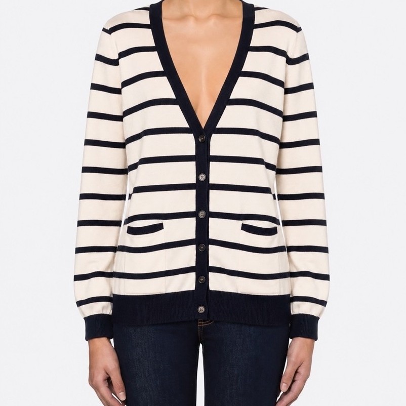 Love Moschino Striped with Pocket Cardigan