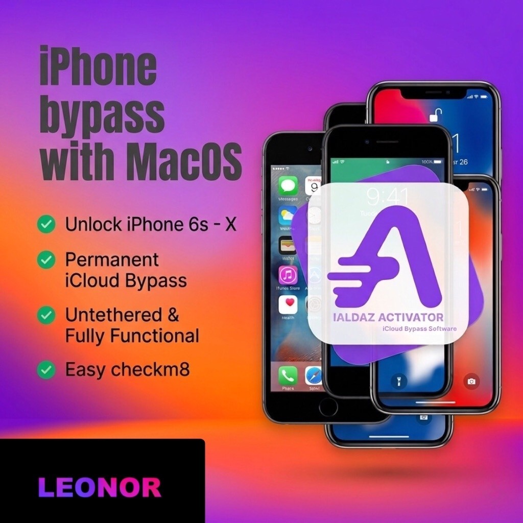 MacOS, Tool Bypass iPhone 6s-X, สําหรับ iPhone Bypass พร้อม MacBook, iMac, Mac Mini, Skip Setup iPh