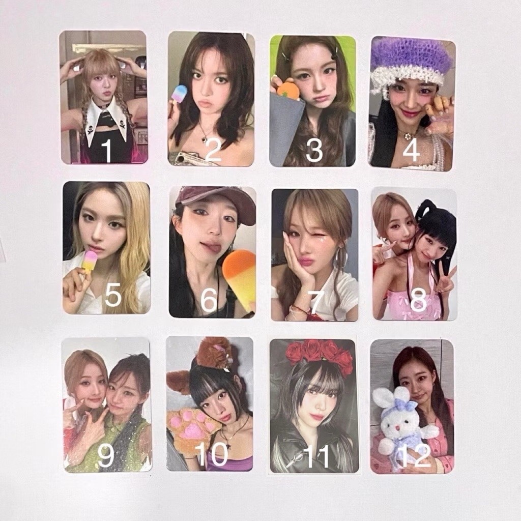 Photocard อย่างเป็นทางการ pc nmixx kiss of life kiof stayc julie natty belle haneul m lily bae haewo