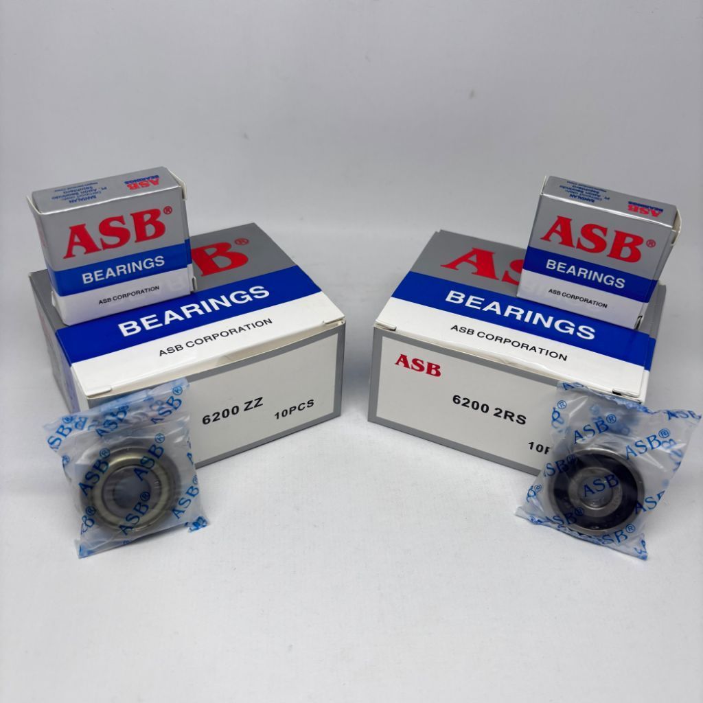 (WHOLESALE 10 ชิ้น) BEARING 6200 ZZ / RS ASB - KLAHER 6200 ZZ / RS ASB WHEEL BALL