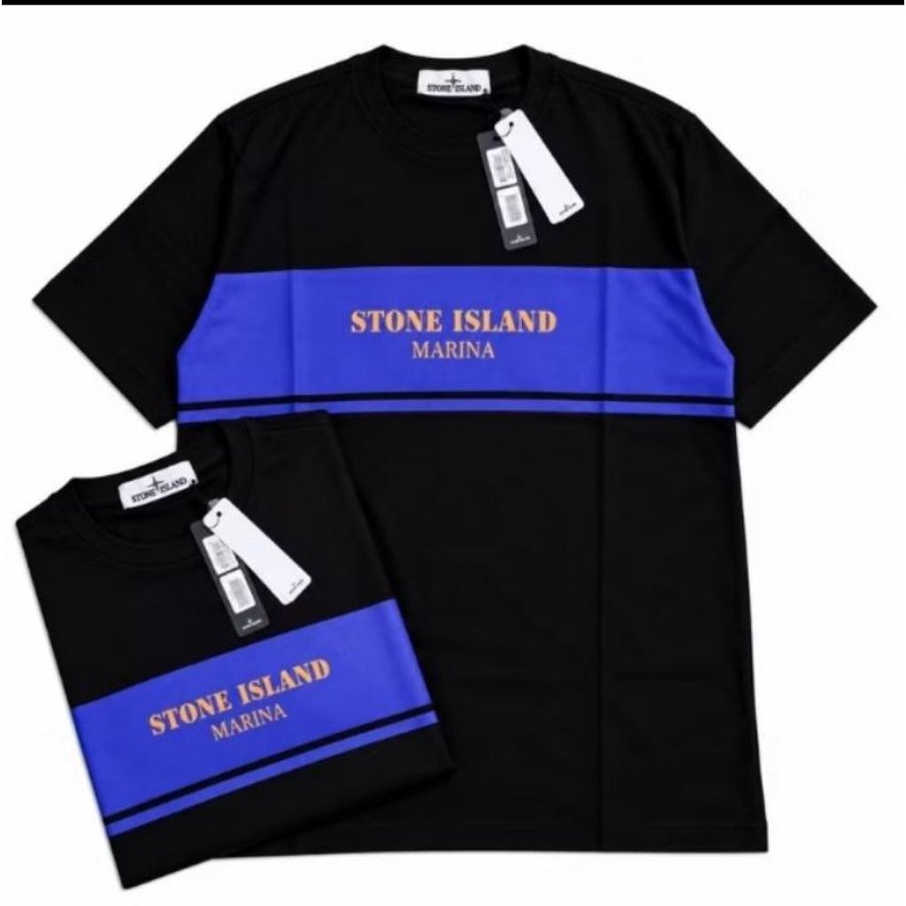 STONE ISLAND MARINA เสื้อยืดสําหรับผู้ชายและผู้หญิง