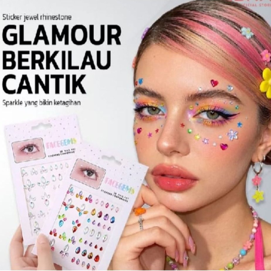สติ๊กเกอร์ 3D CRYSTAL FACES NAYKILLA สติ๊กเกอร์ VIRAL LG STICKERS
