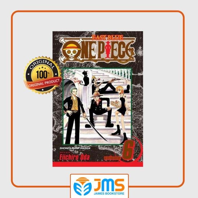 ONE PIECE ANIME MANGA COMIC BOOK 06 โดย EIICHIRO ODA