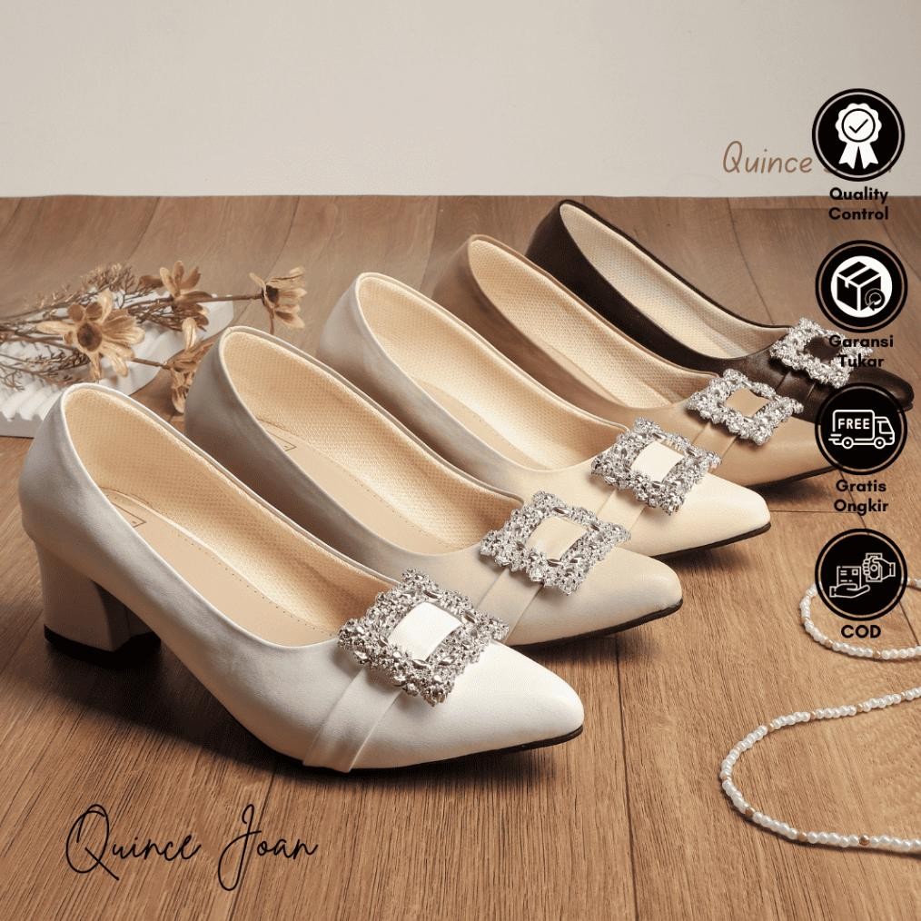 Bf888S Quince Joan รองเท้าส้นสูง 5 ซม. ผู้หญิง Fgk-45