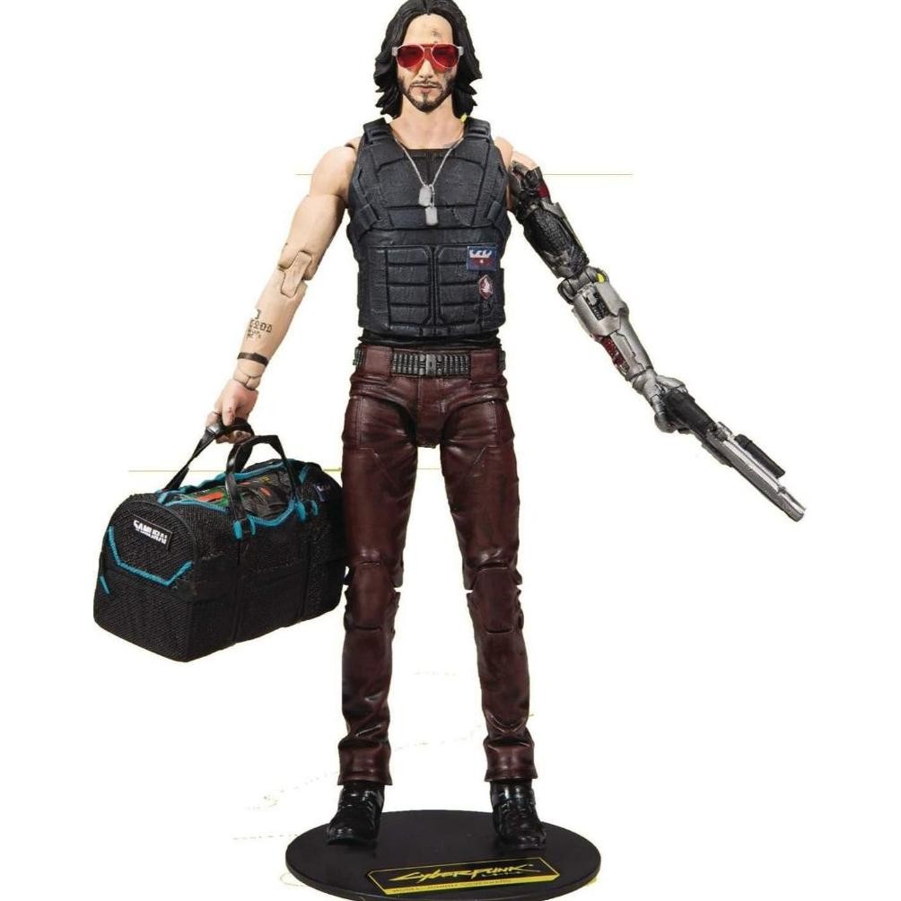 ของเล่น MCFARLANE CYBERPUNK 2077 JOHNNY SILVERHAND VARIANT ACTIONFIGUR ผลิตภัณฑ์ดั้งเดิม