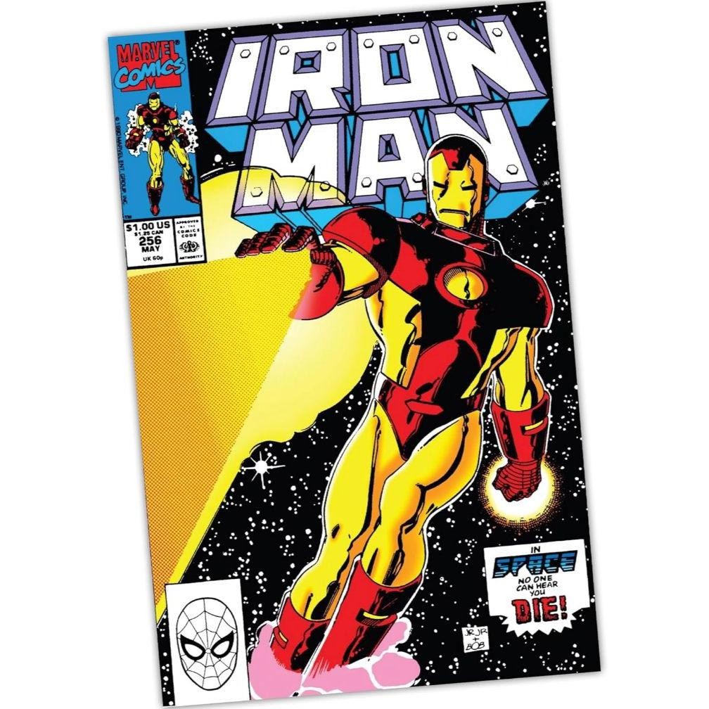 MCFARLANE MARVEL Iron Man 1:6TH SCALE COLLECTIBLE WITH SCENE & COMIC (Iron Man 256) ของเล่นต้นฉบับ
