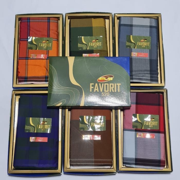 ZY ATLAS Favorite SARUNG CLOTH 500 / 520 ผ้าถุงทอผู้ใหญ่ลายตารางธรรมดา