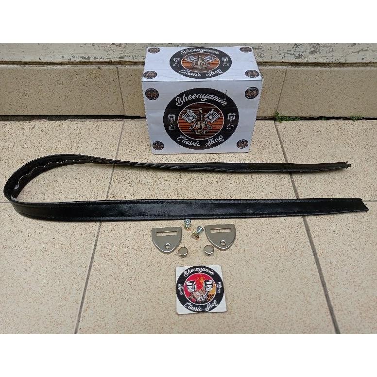 สายรัดหัวเข็มขัดเหล็กเข็มขัดนิรภัย Jog Jhok Saddle Honda C70 Cb 100 Cb125 Gl 100 Gl100 Gl 125 Gl Pro