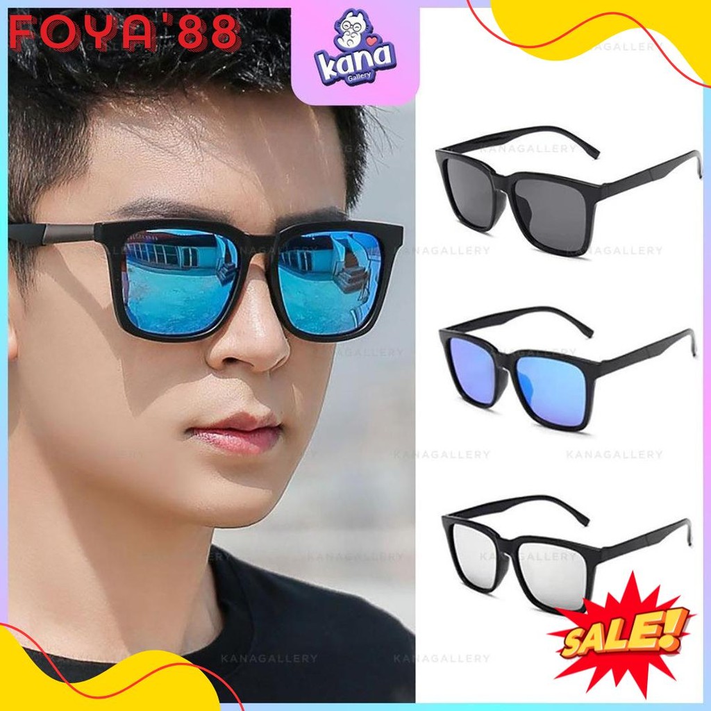 คัสสไร่! Ka68 - แว่นกันแดดผู้ชาย แว่นตาแฟชั่นผู้ชาย แว่นกันแดด Anti-Uv นําเข้า S Kana