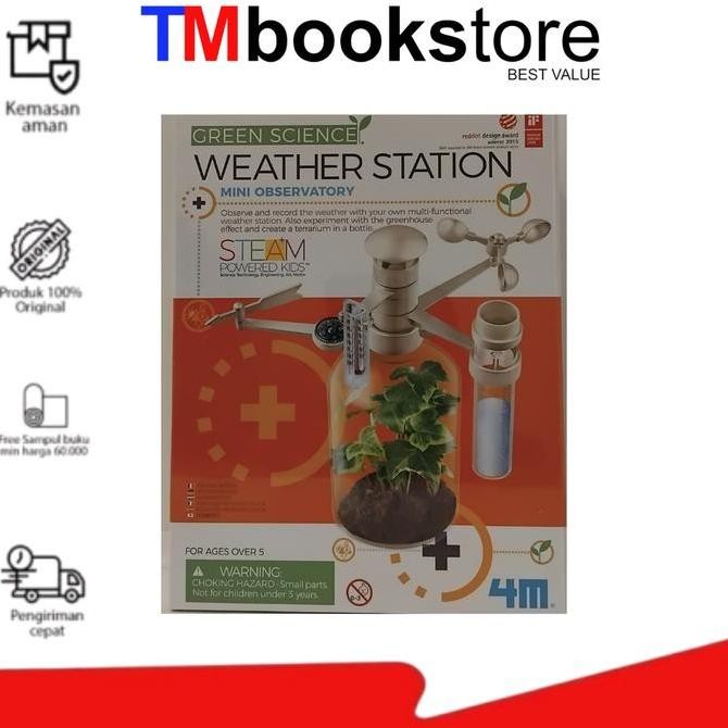 KIDZ LABS / GREEN - WEATHER STATION 00-03279 BYDESIGN HOBBY Original