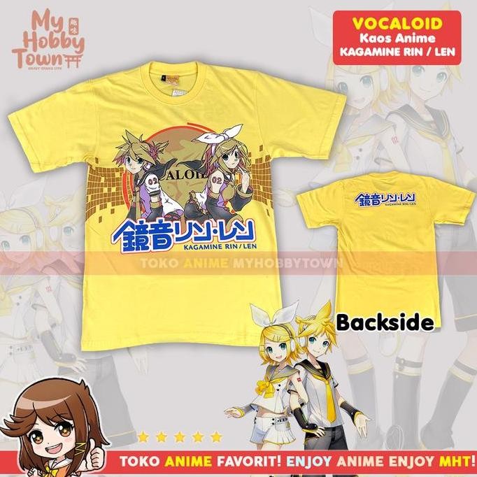 เสื้อยืด Anime Vocaloid Kagamine Rin Len Twins