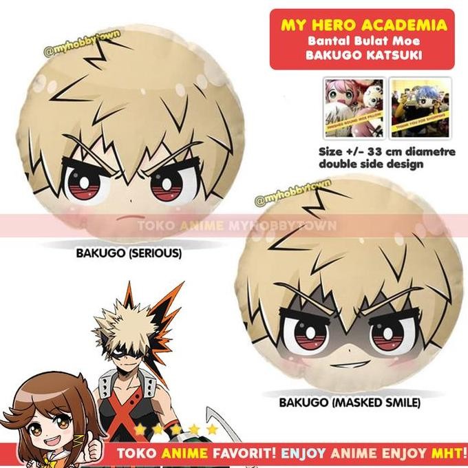 หมอนทรงกลม My Hero Academia Boku No Hero Academia: Bakugo Katsuki