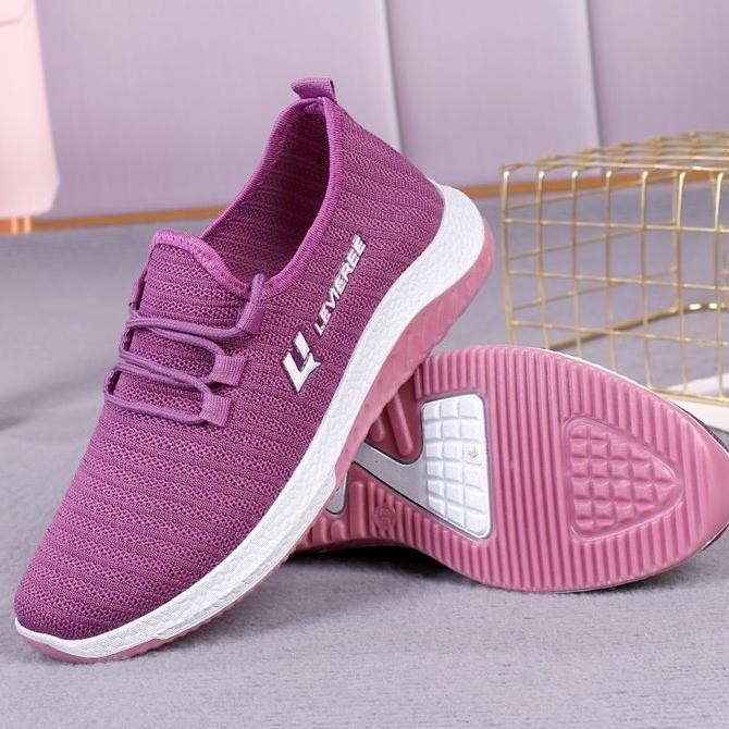 รองเท้าผ้าใบผู้หญิง Mijoo รองเท้าผ้าใบลําลองอินเทรนด์ LV0463