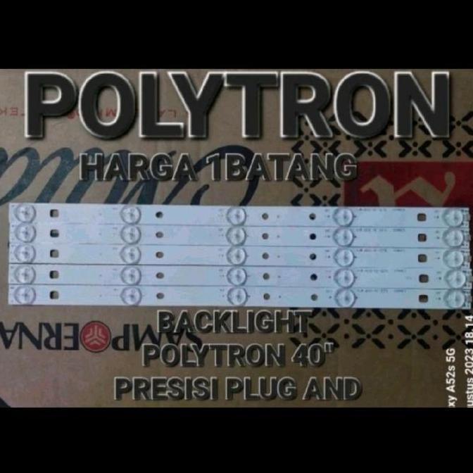 MATA (5 ตาสั้น 39 ซม.) Polytron TV Backlight โคมไฟ 40" Pld-40Ts153 5 ตา LED 3V 39 ซม.Bl Tv Led Lcd T