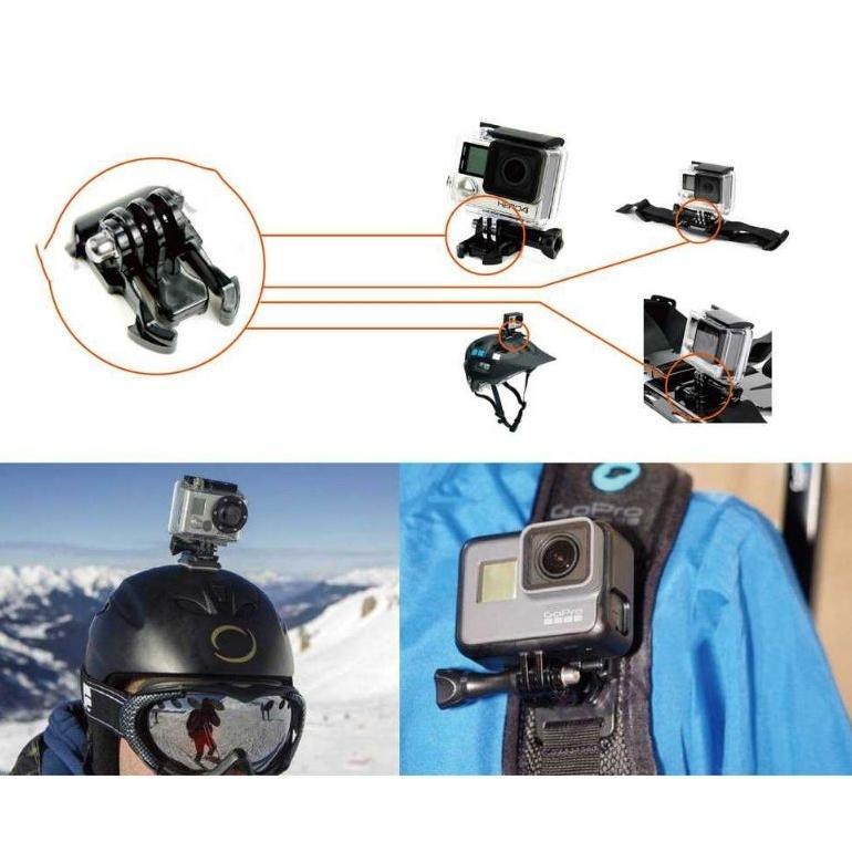 Universal อุปกรณ์เสริมสําหรับ Action กล้อง Gopro Xiaomi Yi Kogan Brica Bpro Dji Bpro 5 Sjcam Ezviz A