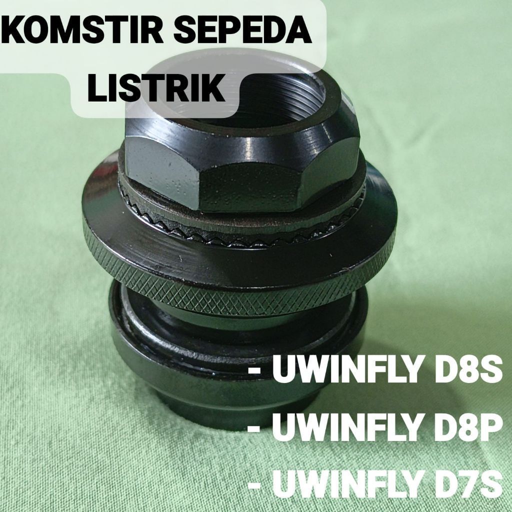 พวงมาลัยจักรยานไฟฟ้าสีดําสําหรับ Uwinfly D8S D8P D7S