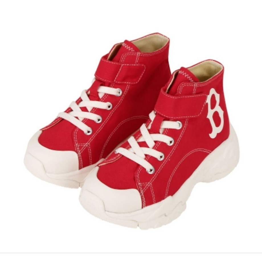 MERAH MLB SNEAKERS / MLB NEW ERA / GIRLS FASHION SHOES / รองเท้าบูทสีแดง