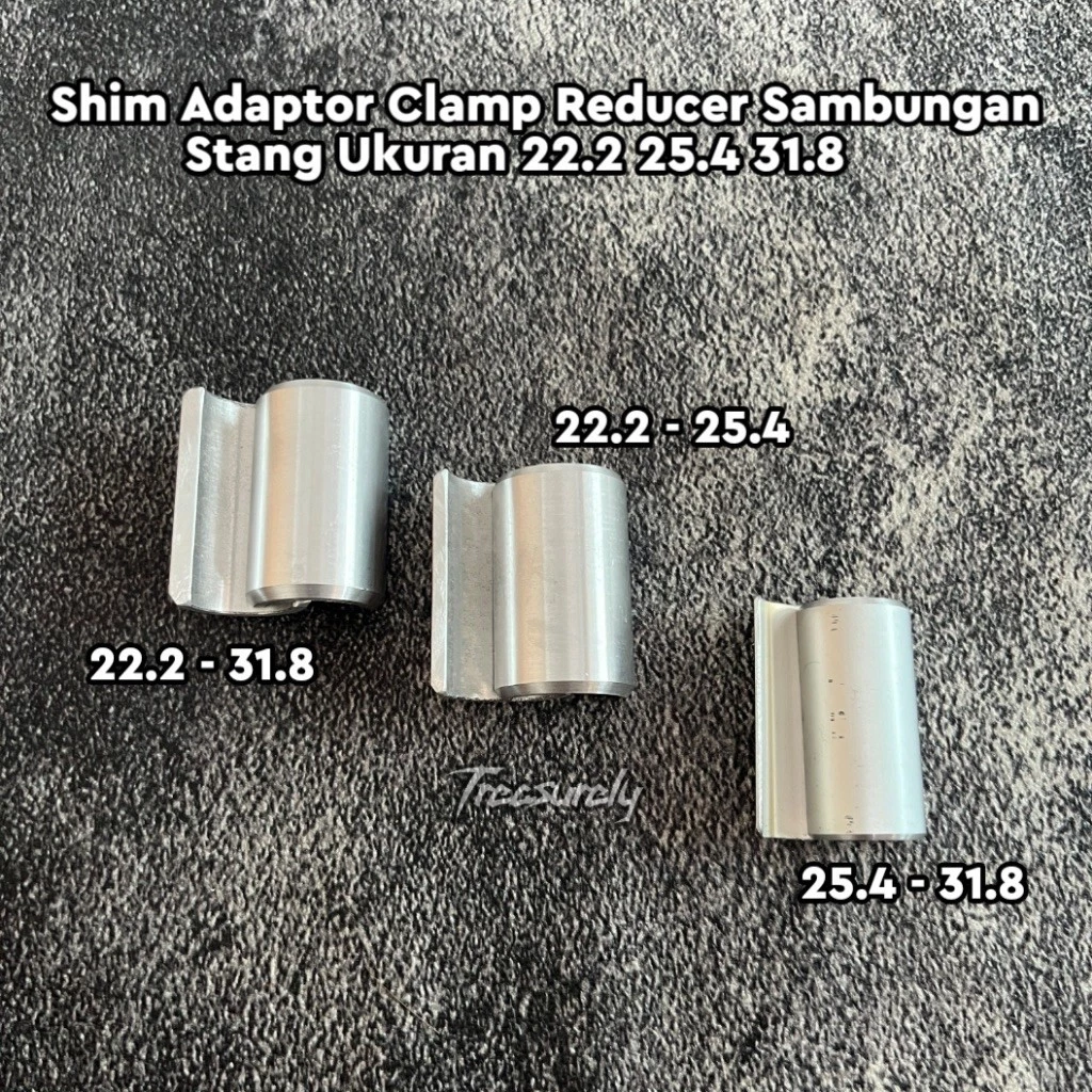 Shim Adaptor Clamp Stem Handlebar Connection ขนาด 22.2 - 31.8 และ 25.4 - 31.8