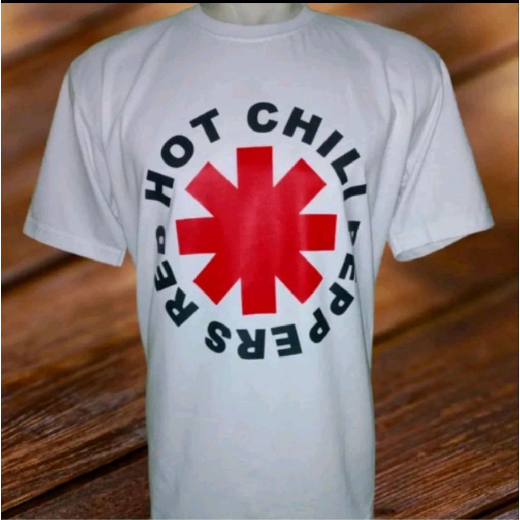 เสื้อยืดวงดนตรีพริกเผ็ด RHCP