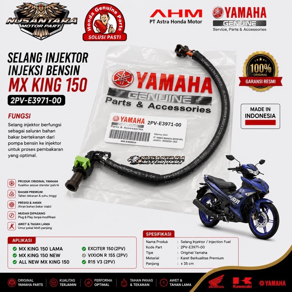 MX KING 150 ท่อระบายความร้อนแบบรวมใหม่ 2PV