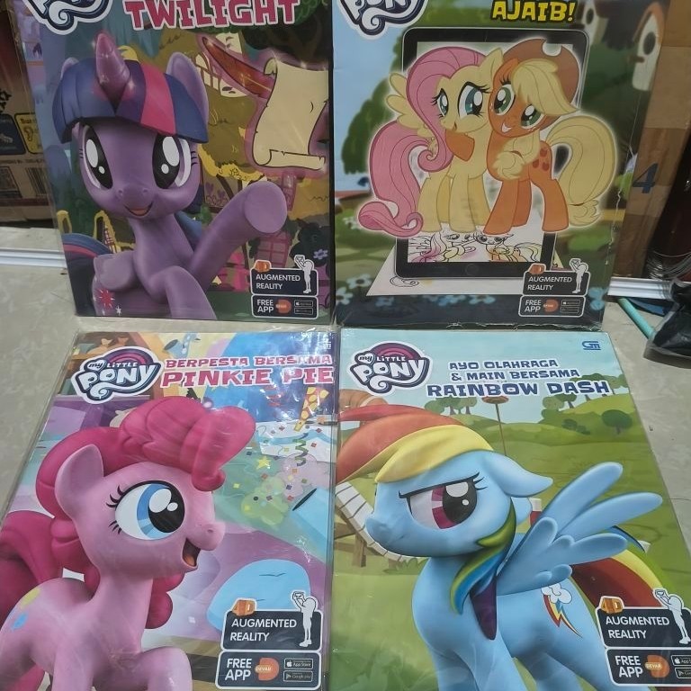 My Little Pony ทํานายความเป็นจริง Twilight Sparkle Pinkie Pie Rainbow Dash Book