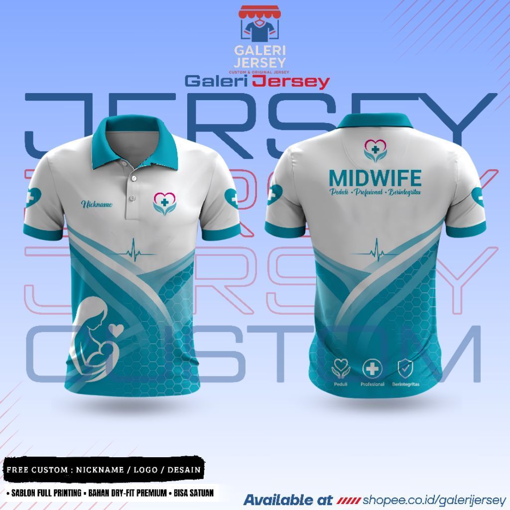 SHORT & LONG SLEEVE NURSE UNIFORM JERSEY