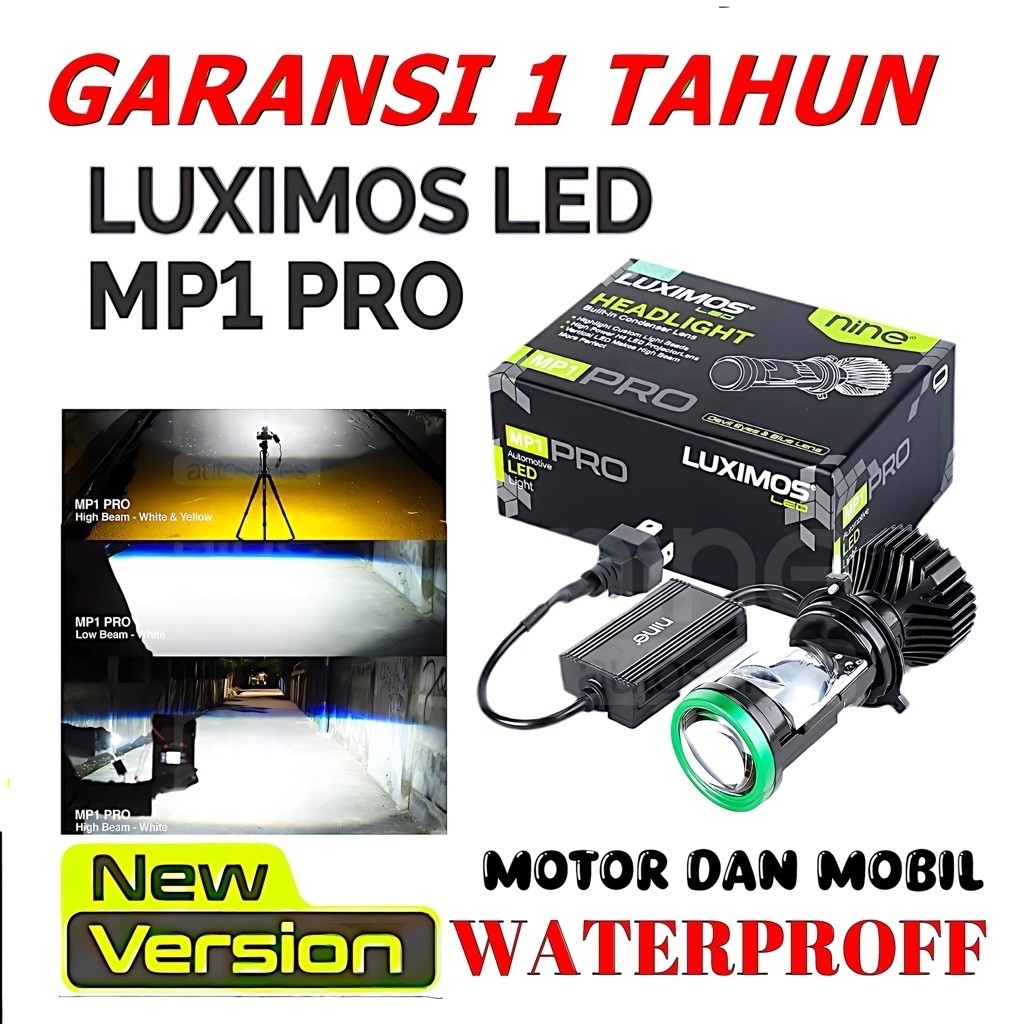 H4 PROJECTOR 50WATT MOTORCYCLE CAR HEADLIGHT NINE PROJECTOR อุปกรณ์ตกแต่งรถยนต์