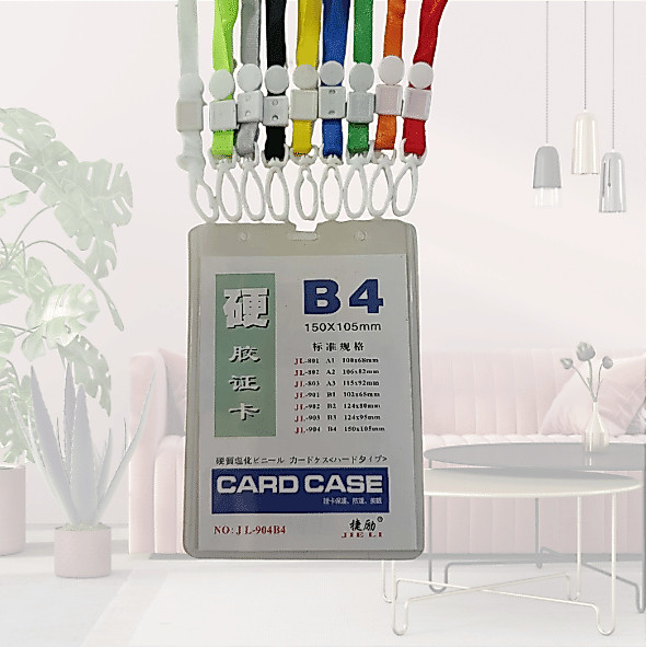 ID CARD COMMETEE CARD CASE + STRAP / Plastic Mica ID Card / ป้ายชื่อ Committee