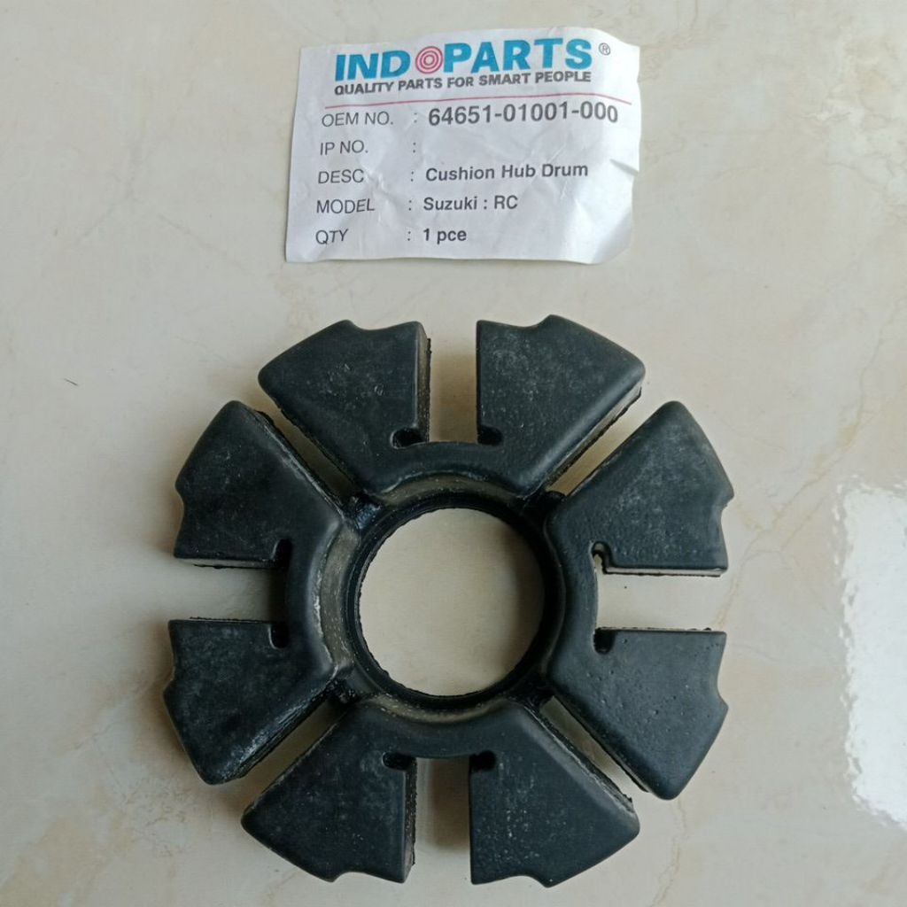 ยางดรัมหลัง Suzuki RC ยี่ห้อ indopart ชุดดรัมดุมเบาะ รหัส 64651-091-00
