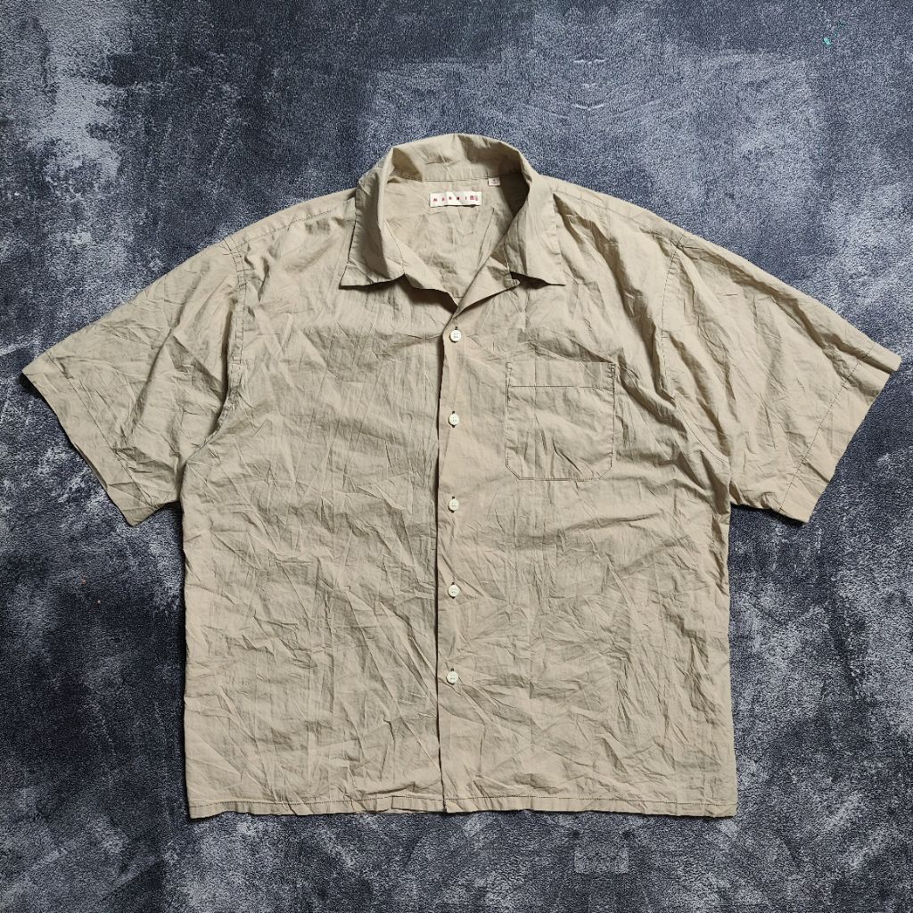 (XL Oversize) เสื้อคอปก UNIQLO x MARNI Camp