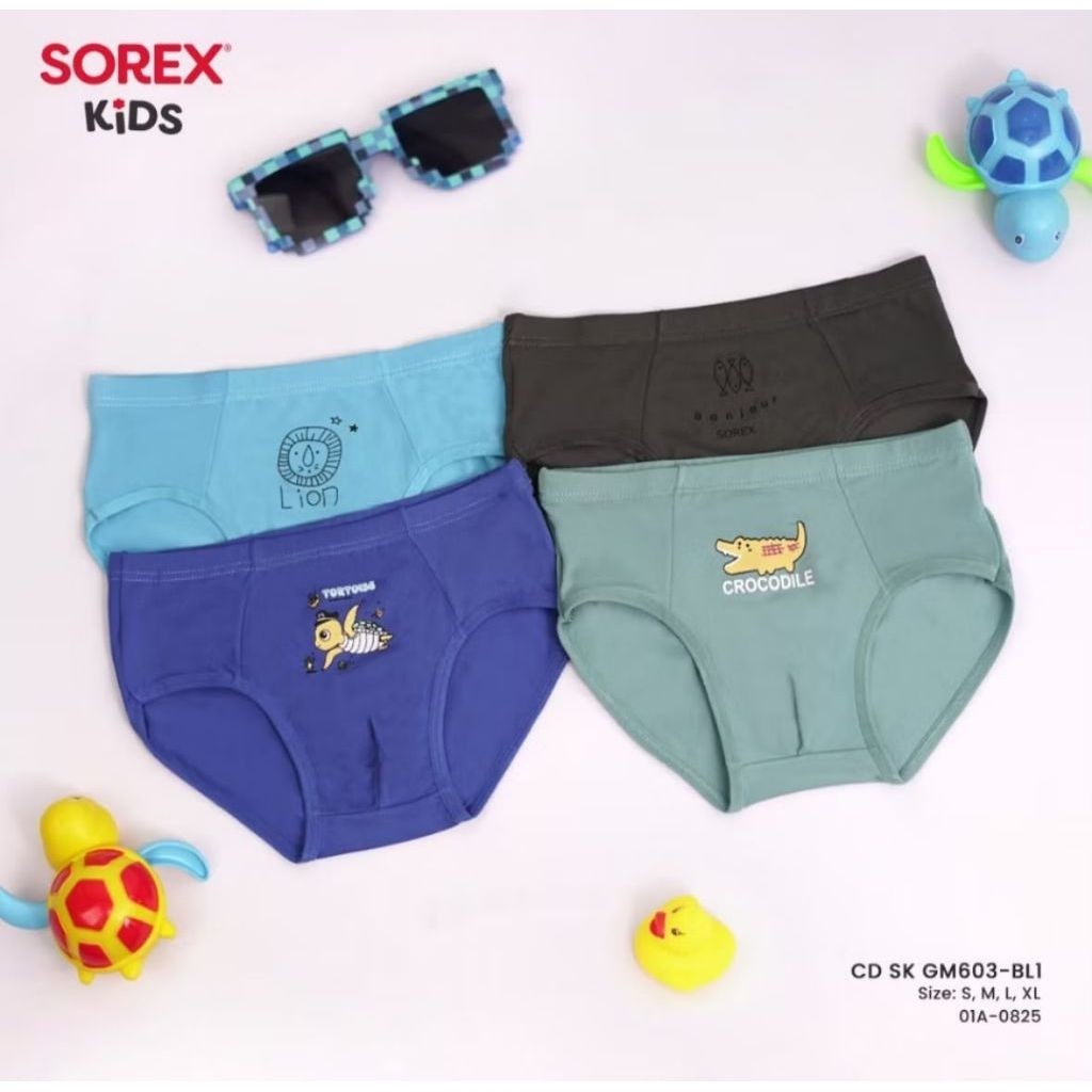 (CONTENTS 3 ชิ้น) SOREX KIDS SUPER SOFT BOYS CD SK GM603