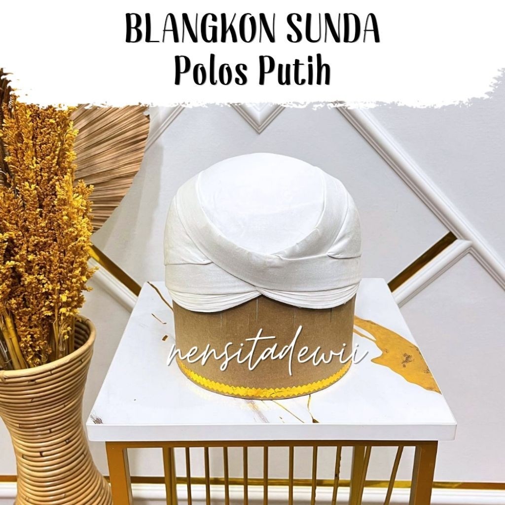 [BSn/Pt] • Sundainese Blangkon - สีขาว