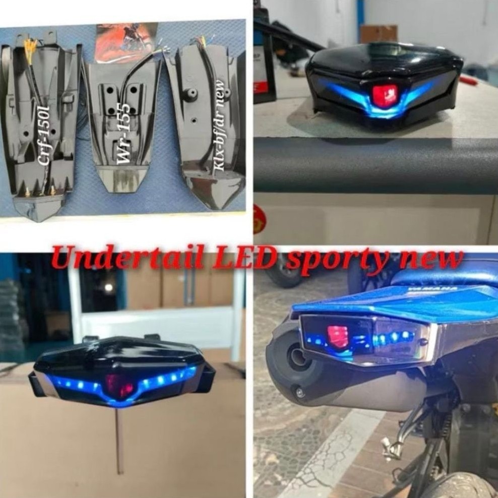 Klx bf crf150 wr155 ใต้หาง crf 150 / klx bf / wr 155 led พลาสติก abs / บังโคลนหลัง klx crf wr