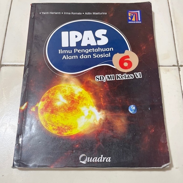 QUADRARY ELEMENT SCHOOL เกรด 6 หนังสือวิทยาศาสตร์