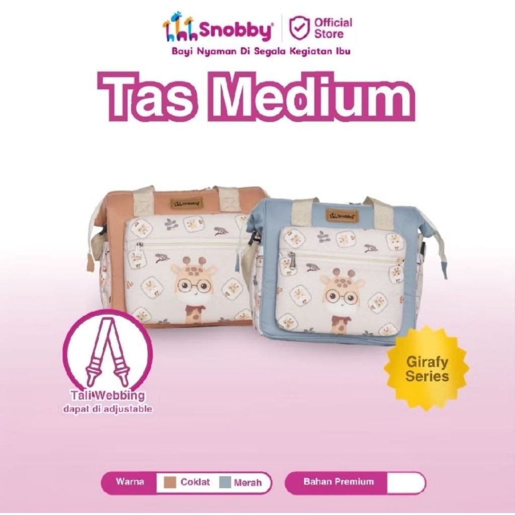 Snobby Medium Baby Bag Giraffy Series Multifunctional Baby Bag Equipment Bag