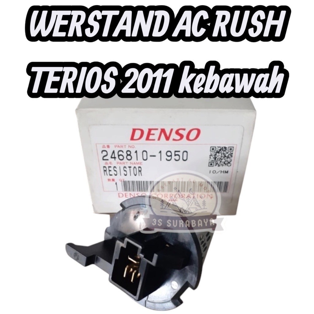 MESIN Werstan Werstand Westan Resistor Motor Blower Fan Front Car AC Fan for Toyota Rush Konde F700 